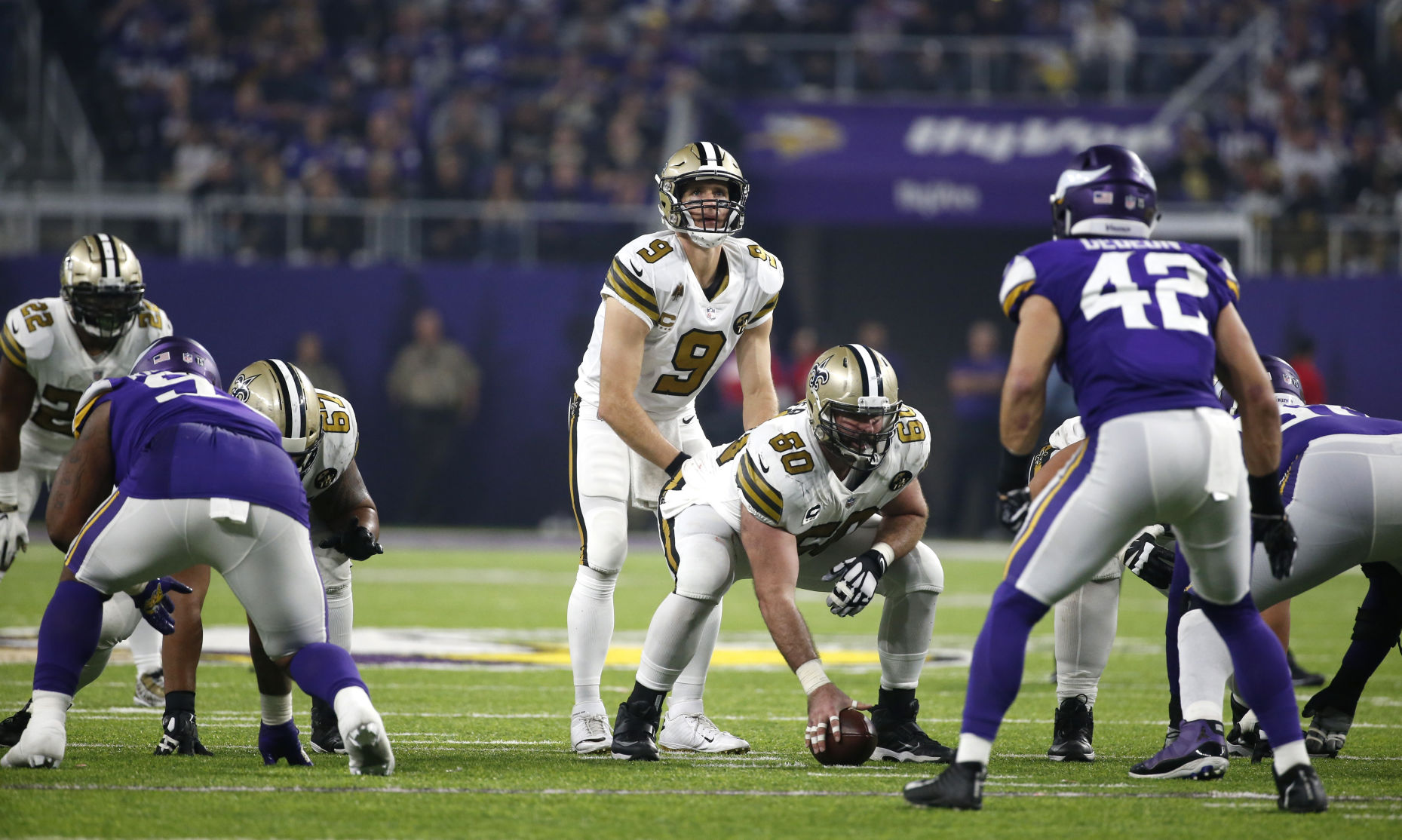 Saints Vikings Football